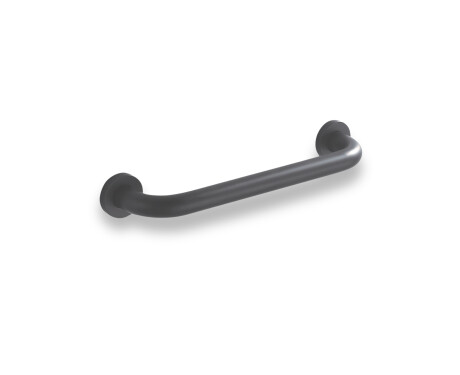 Bathroom handle, Ø25, straight, 30 / matt black