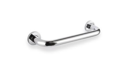Bathroom handle, Ø25, straight, 30 / chrome