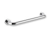 Bathroom handle, Ø25, straight, 50 / chrome
