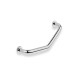Angled bathroom handle, Ø25 / chrome #1