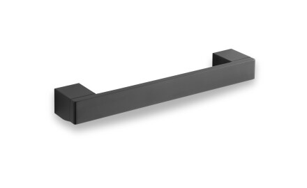 Straight bathroom handle, 28 cm / matt black