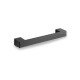 Straight bathroom handle, 28 cm / matt black #1