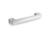 Straight bathroom grab rail, 28 cm / chrome