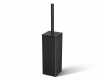 Freestanding toilet brush / square / matt black