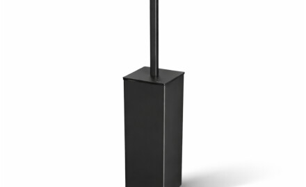 Freestanding toilet brush / square / matt black