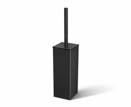 Freestanding toilet brush / square / matt black