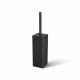 Freestanding toilet brush / square / matt black #1
