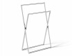 Double / foldable / chrome towel rack
