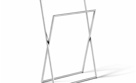 Double / foldable / chrome towel rack