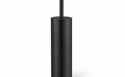 Freestanding, self-centring toilet brush / matt black