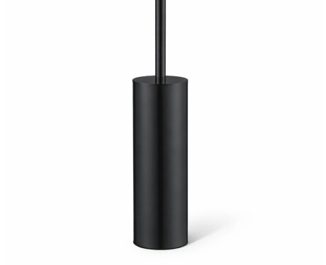 Freestanding, self-centring toilet brush / matt black