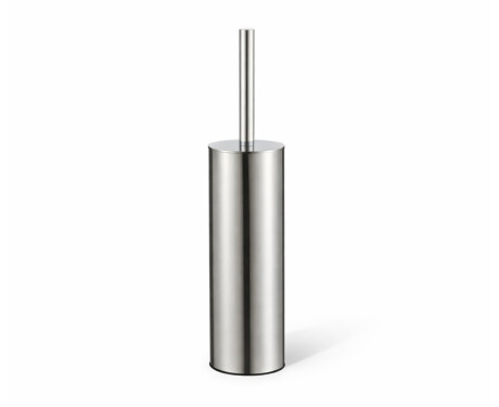 Freestanding, self-centring toilet brush / chrome