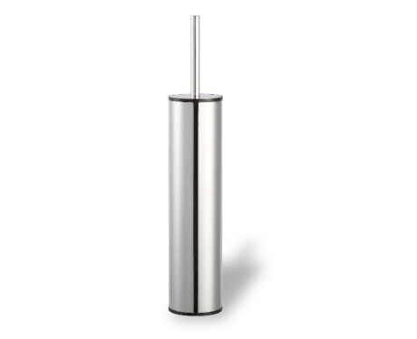Tall freestanding toilet brush / chrome