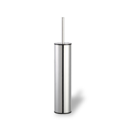 Tall freestanding toilet brush / chrome #1