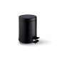 STANDARD round 3-litre pedal bin, soft-close / matt black #1