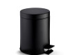 STANDARD round 5-litre pedal bin, soft-close / matt black