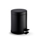 STANDARD round 5-litre pedal bin, soft-close / matt black #1
