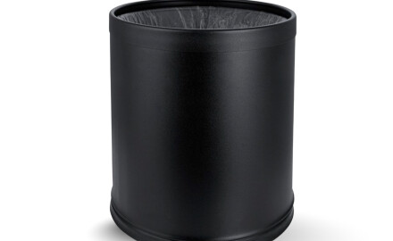 9-litre open bin / removable casing / matt black, matt black rim