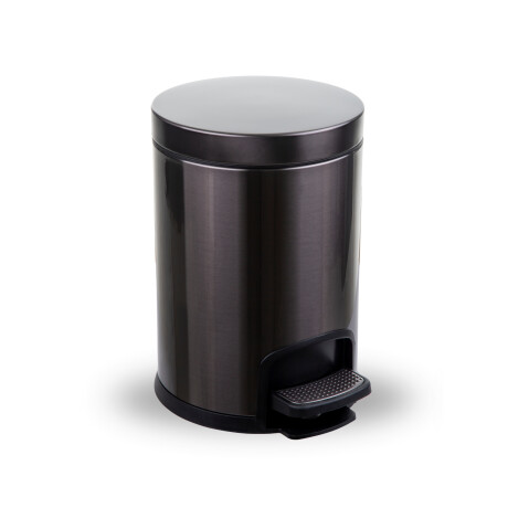 PREMIUM round 5-litre pedal bin, soft-close / metallic graphite #1