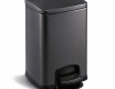 PREMIUM rectangular pedal bin, 20 L, soft-close / matt black