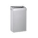 30-litre waste bin with open lid, R10 series / brushed stainless steel #1