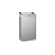 30-litre waste bin with open lid, R1 series / brushed stainless steel #1
