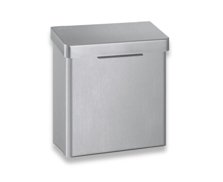 4.5L sanitary waste bin, R10 series / brushed stainless steel