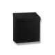 4.5L sanitary waste bin, R1 series / matt black stainless steel #1