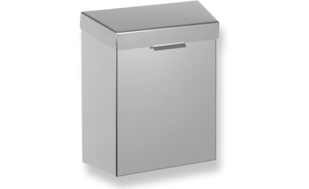 4.5L sanitary waste bin, R1 series / brushed stainless steel