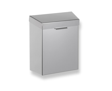 4.5L sanitary waste bin, R1 series / brushed stainless steel