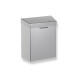 4.5L sanitary waste bin, R1 series / brushed stainless steel #1