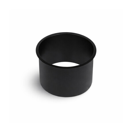 Round under-counter bin collar, Ø150 / matt black stainless steel #1