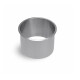 Round under-counter bin collar, Ø150 / brushed stainless steel #1