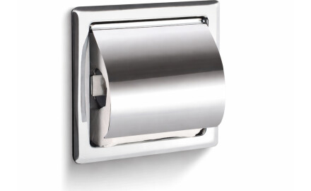 Toilet roll holder / built-in / chrome