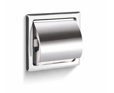 Toilet roll holder / built-in / chrome