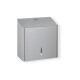 Square toilet roll holder for rolls up to Ø19 cm – R10 series / brushed stainless steel #1