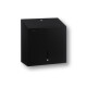 Square toilet roll holder for rolls up to Ø19 cm – R1 series / matt black stainless steel #1