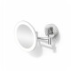 3x magnifying make-up mirror, round, with LED backlighting, smooth light colour adjustment, tiltable, double-jointed arm / chrome #1