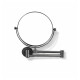 Make-up mirror – straight / 3x magnification, round, tilting, double-jointed arm / matt black #1