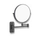 Make-up mirror – straight / 3x magnification, round, tilting, double-jointed arm / matt black #1