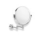 Make-up mirror – straight / 3x magnification, round, tilting, double-jointed arm / chrome #1
