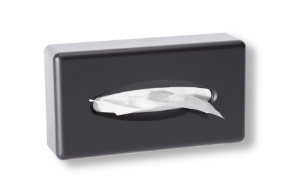 Tissue dispenser / matt black ABS