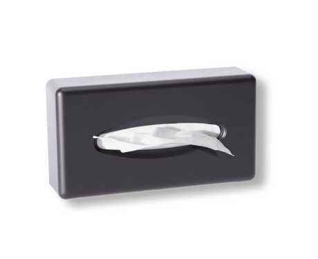 Tissue dispenser / matt black ABS