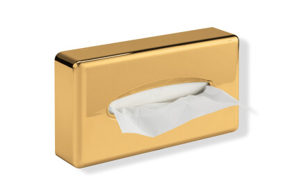Tissue dispenser / Glossy gold ABS