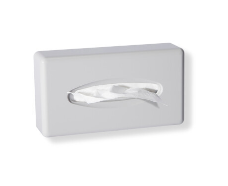 Tissue dispenser / Glossy white ABS