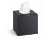 Tissue dispenser – cube-shaped / matt black ABS