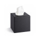 Tissue dispenser – cube-shaped / matt black ABS #1