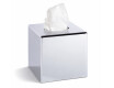 Tissue dispenser – cube-shaped / chrome-plated ABS
