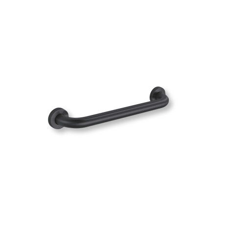 Support handrail for people with disabilities, Ø32, straight, STANDARD – 40 cm / matt black stainless steel #1