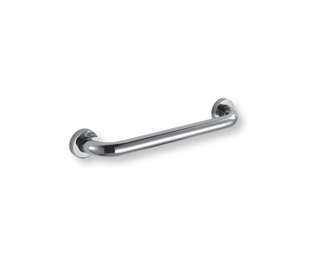 Support handrail for people with disabilities, Ø32, straight, STANDARD – 40 cm / polished stainless steel